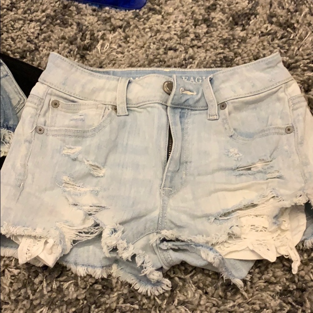Denim shorts